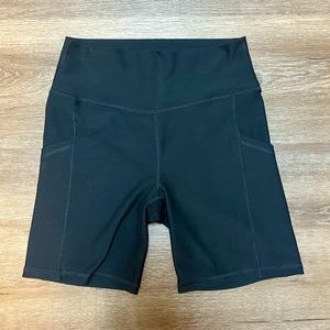 A&F YPB sculptLUX 7" Pocket Bike Short, Size M